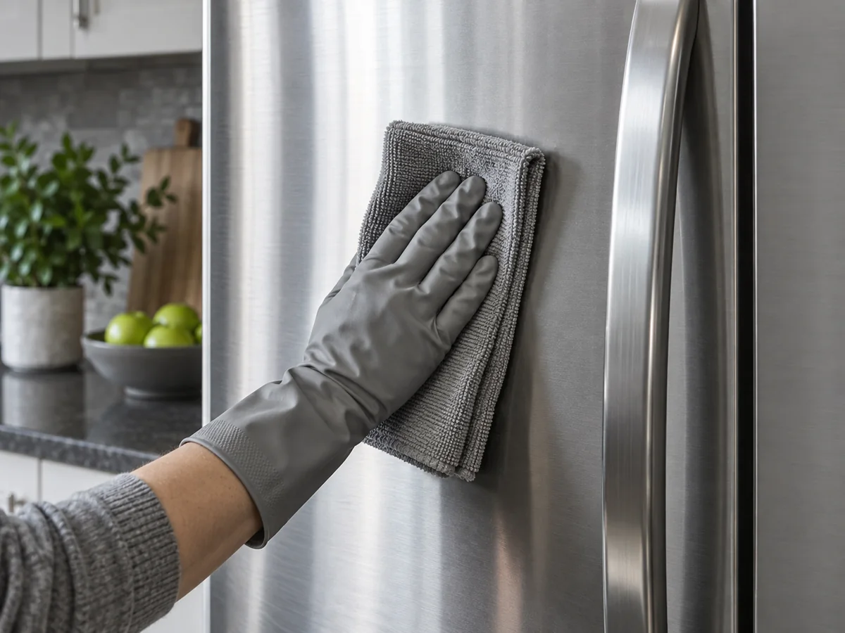 How to Clean Stainless Steel Without Leaving Smears — illustrative scene